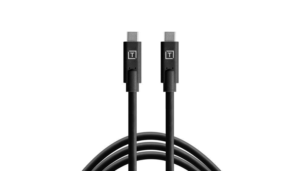 TetherPro USB-C to USB-C 4.6m Black
