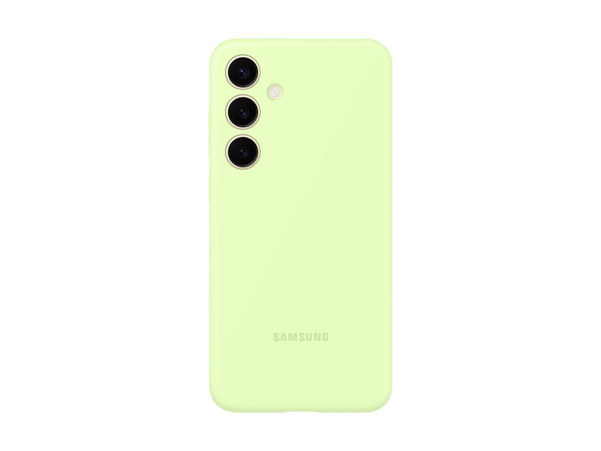 Samsung S24+ Silicone Case Light Green