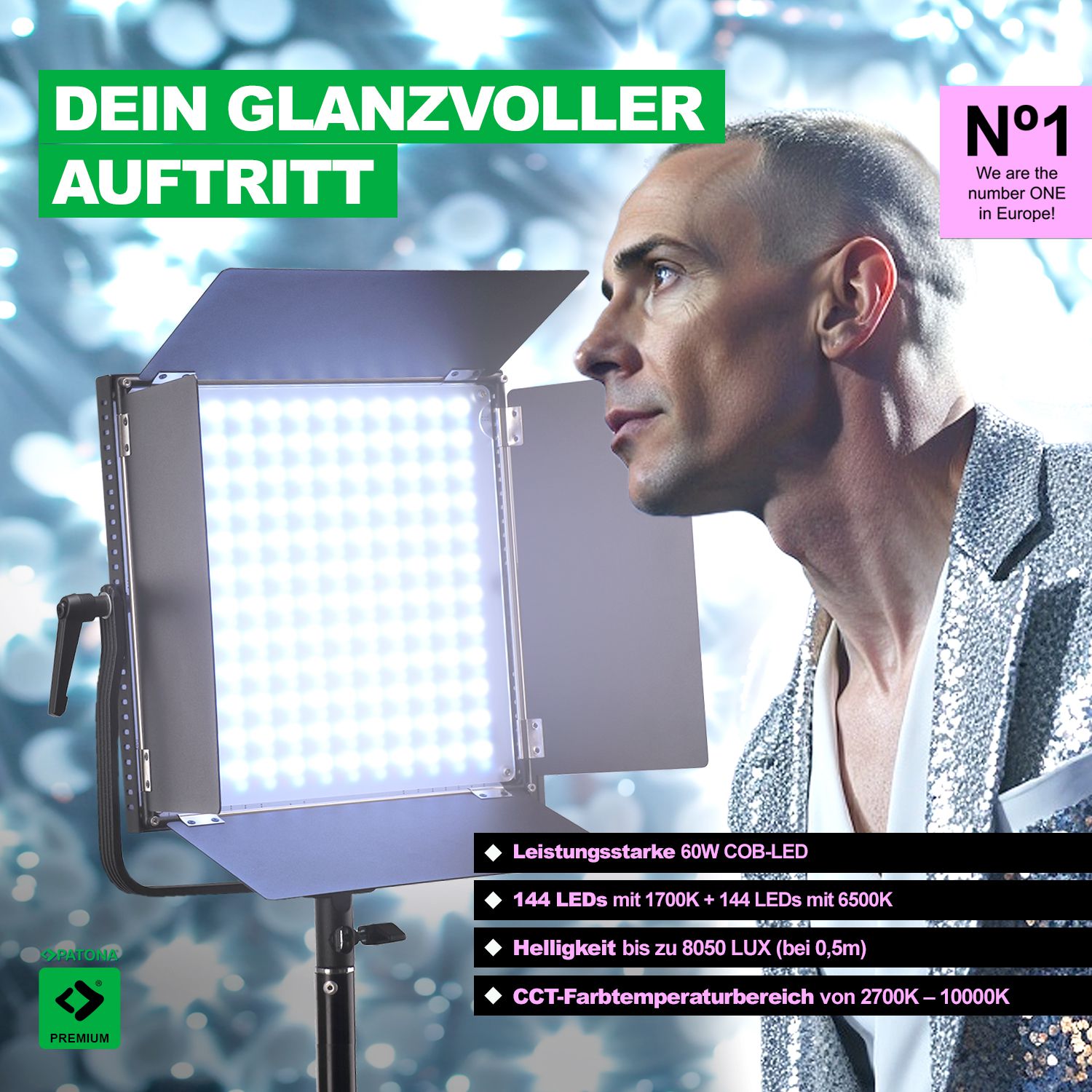 Patona Premium LED 60W RGB APP