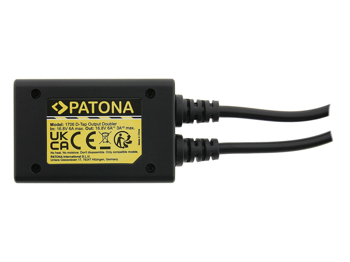 Patona D-Tap Splitter 2-Port: 16.8V 6A