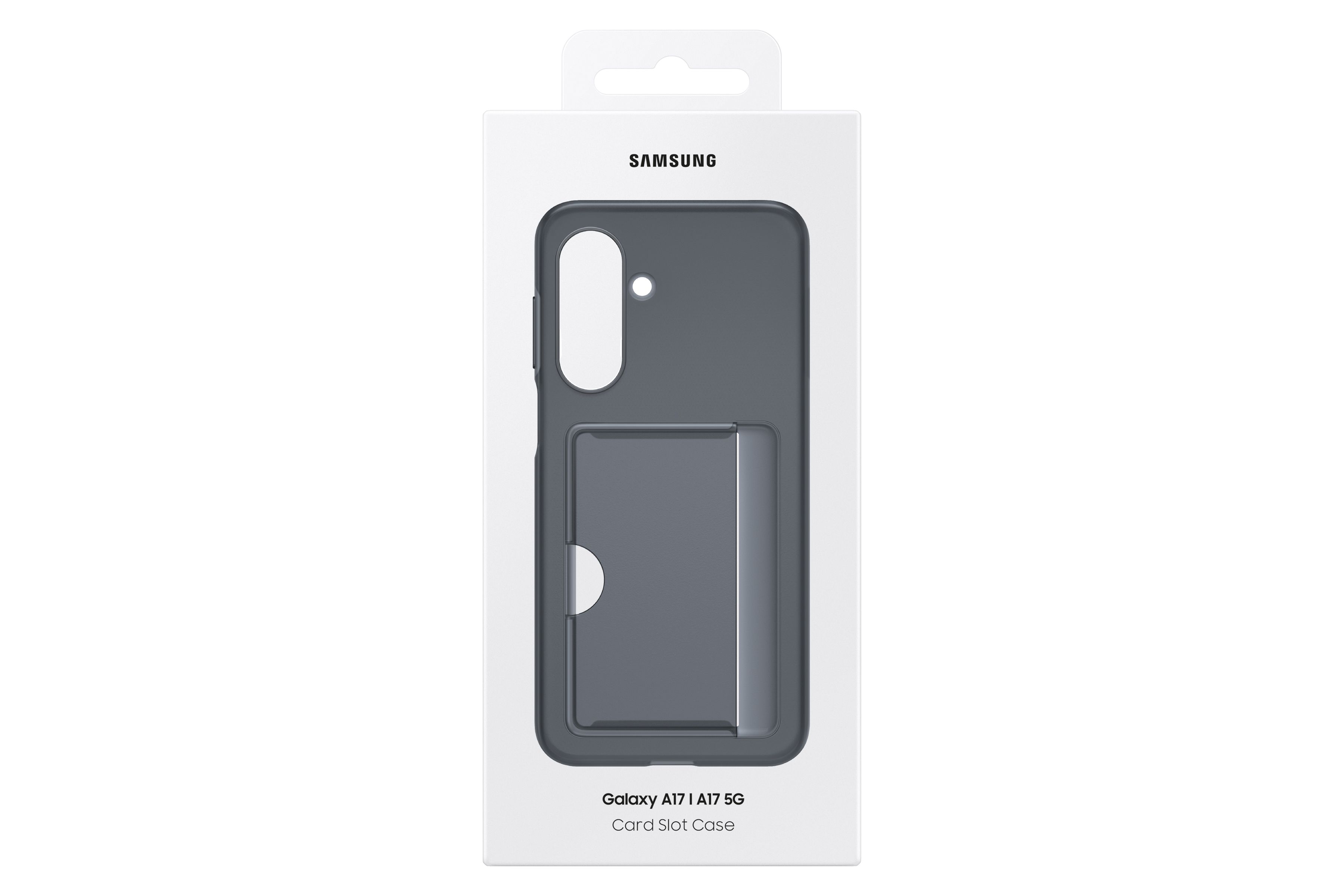 Samsung A17 Card Slot Case Black