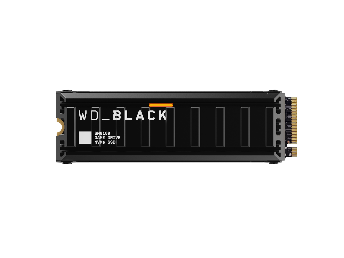 WD BLACK SN8100 SSD 1TB Heatsink