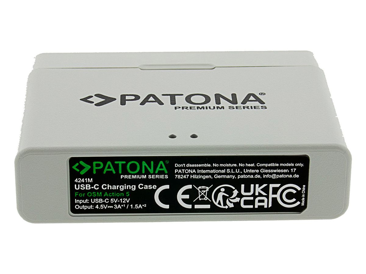 Patona Dual Charger DJI Action 5