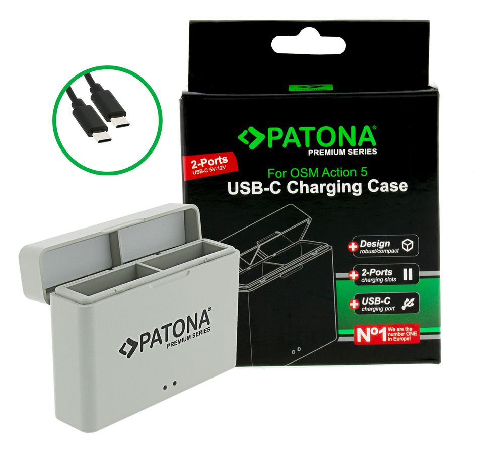 Patona Dual Charger DJI Action 5