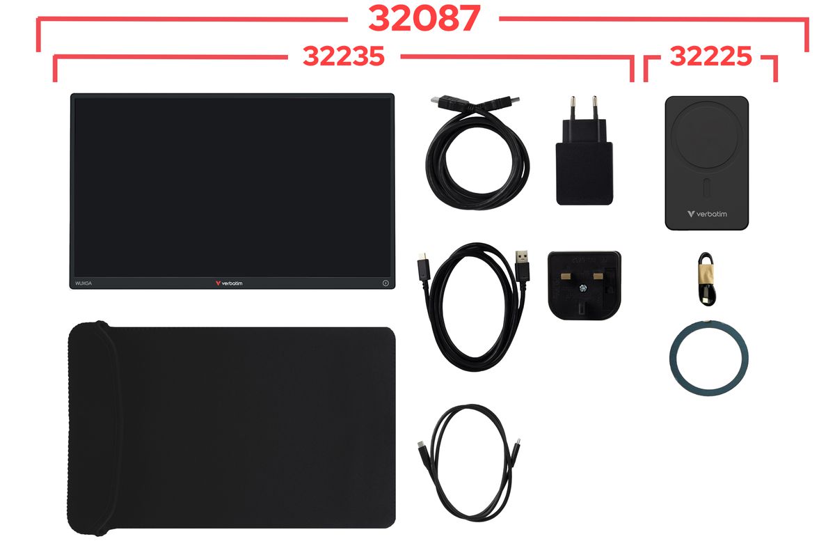 Verbatim Touch Monitor 13.3" Wireless