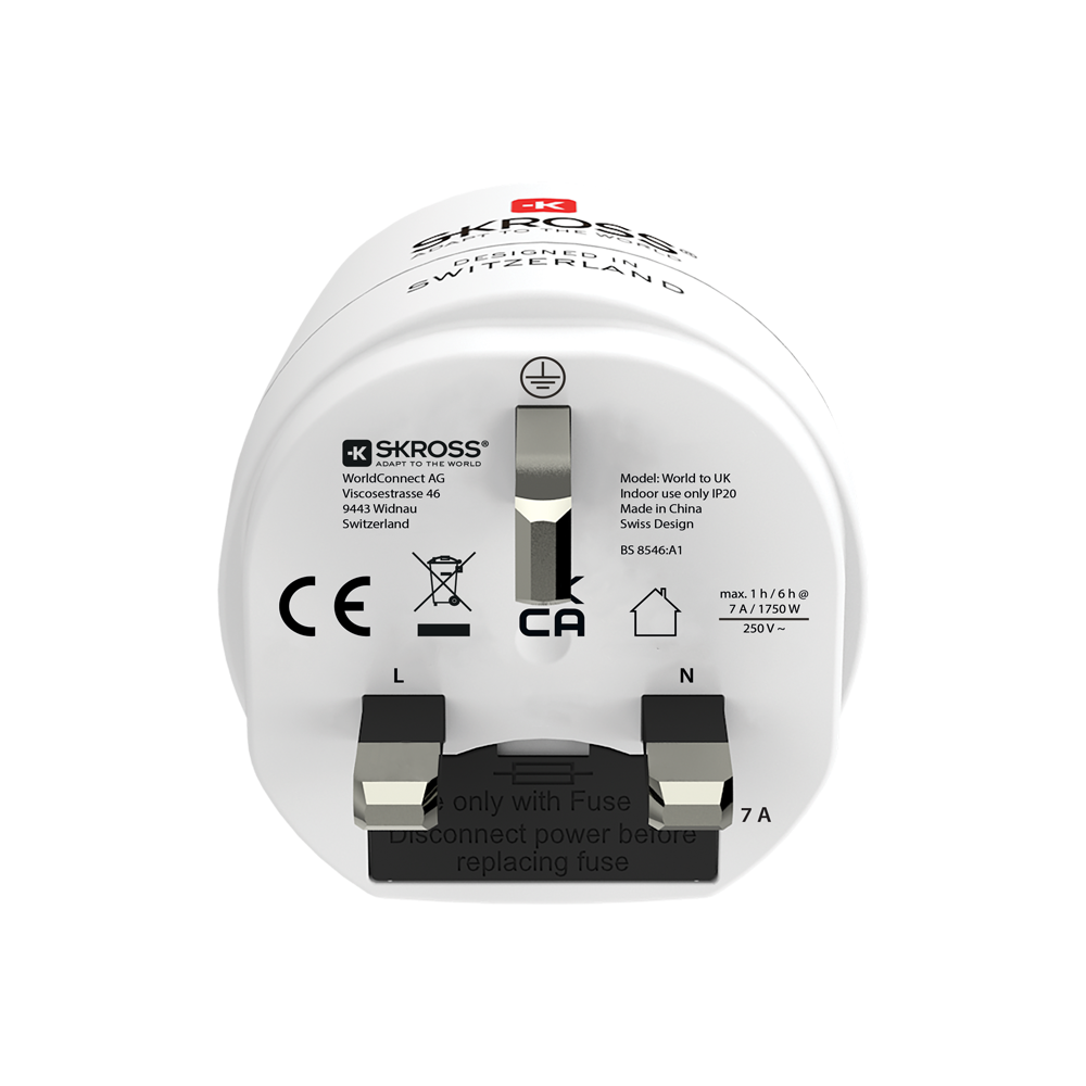 Skross Combo World to United Kingdom