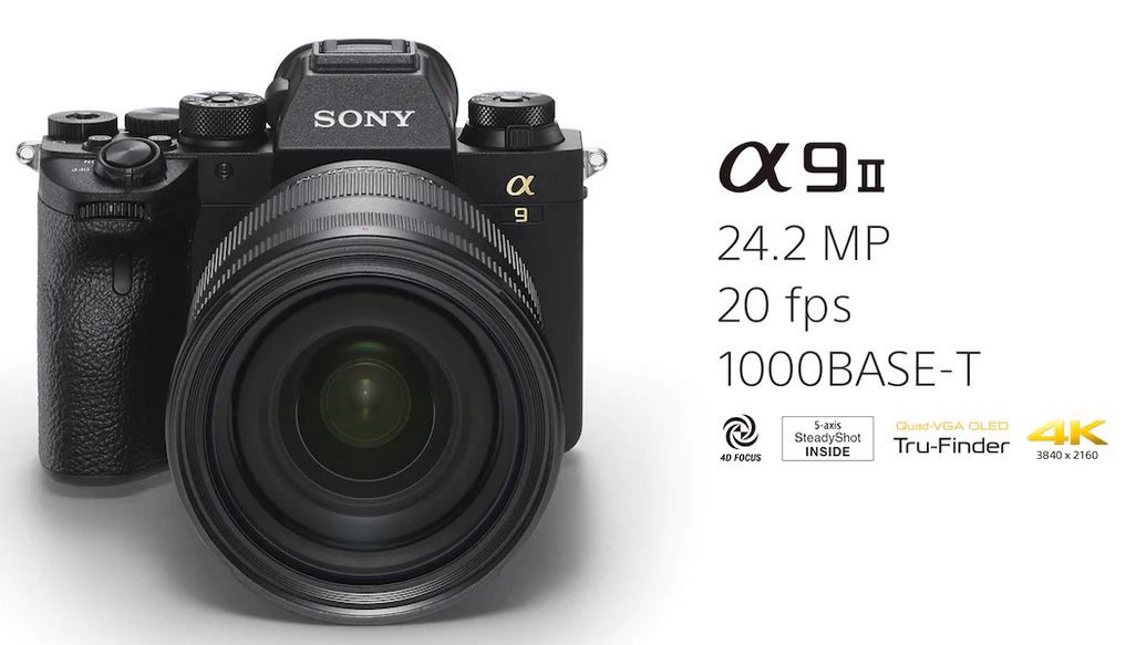 Sony Alpha A9 Mark II + 2 x 64GB Tough