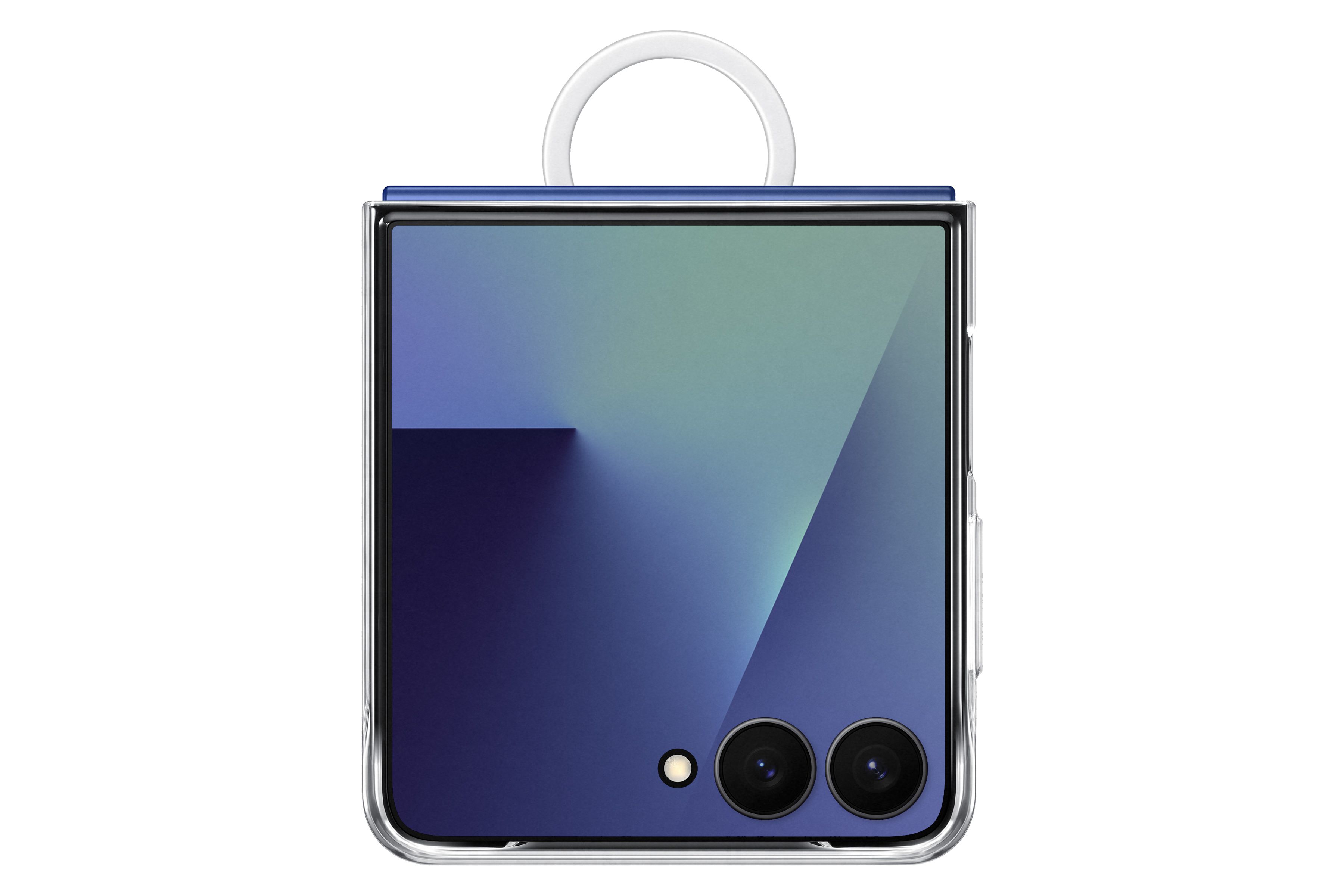 Samsung Flip 7 Ring Case Transparent