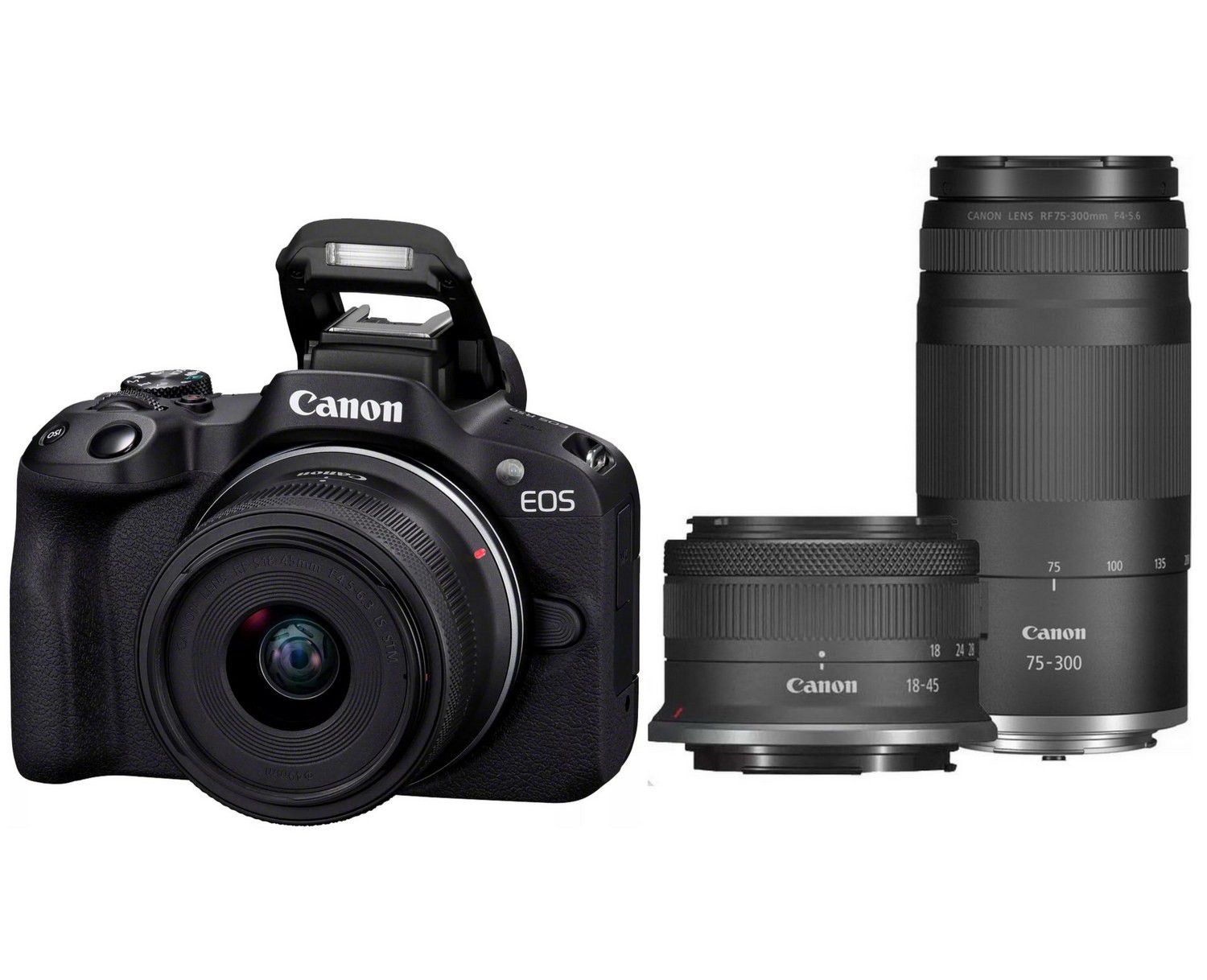 Canon EOS R50 + RF-S 18-45 + RF 75-300