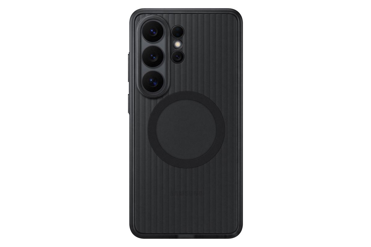Samsung S26 Ult Rugged Magnet Case Black