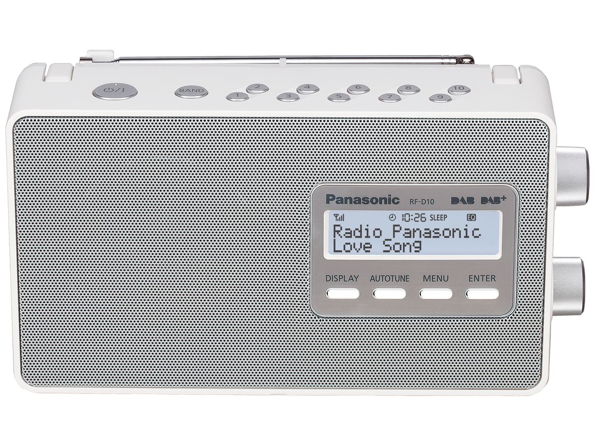 Panasonic DAB+ Radio portable D10 White