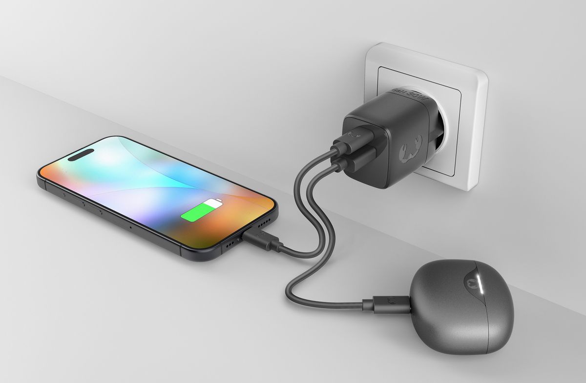 Fresh 'n Rebel Wall Charger Grey 30W