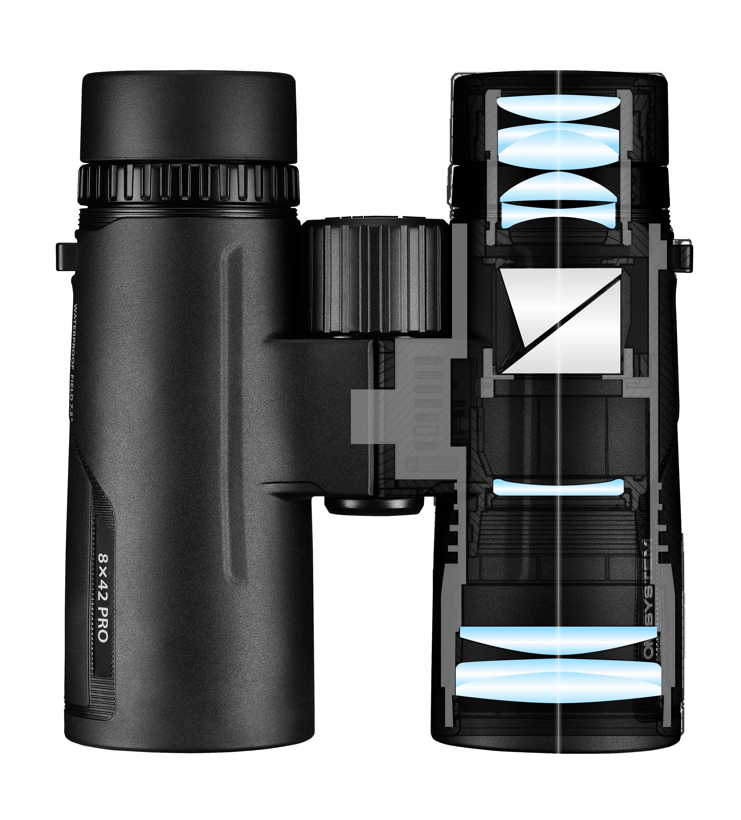 OM System 8x42 PRO avec étui