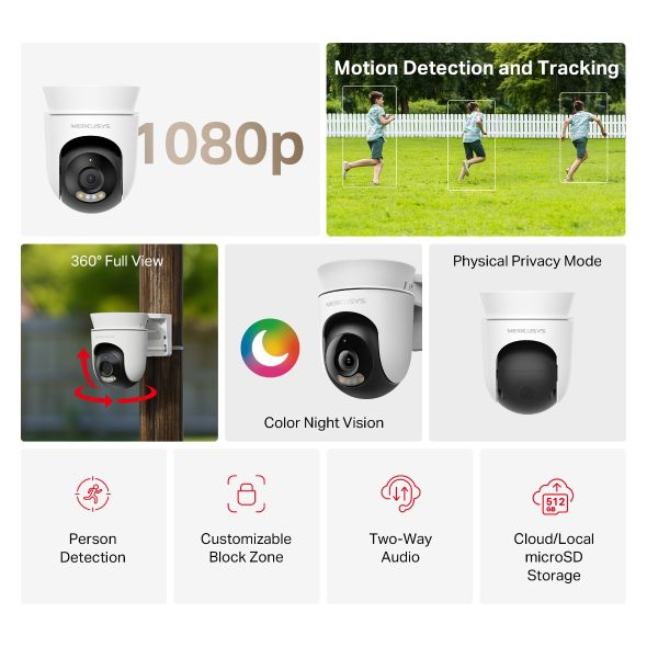 Mercusys Outdoor Security Wi-Fi Camera