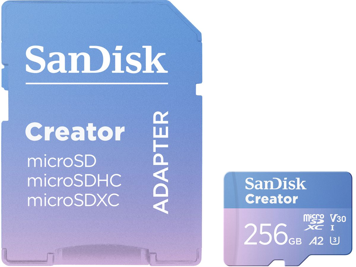 SanDisk Creator 190MB/s microSDXC 256GB