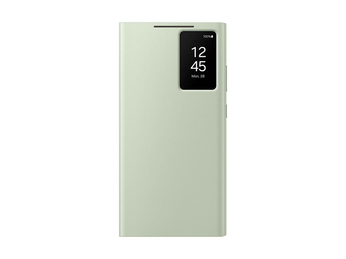 Samsung S24 Ultra Smart View Wallet Case Green
