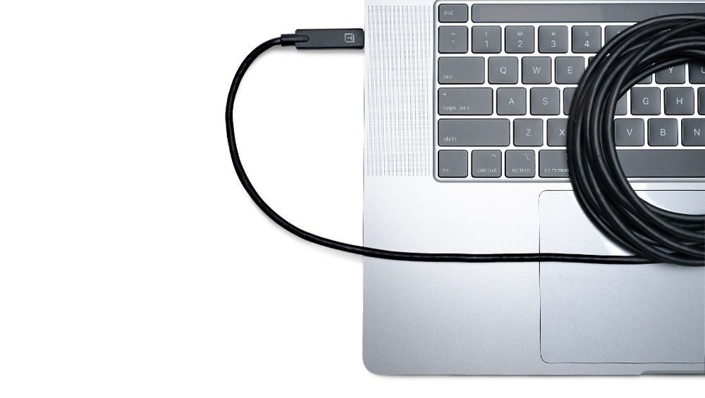 TetherBoost Pro USB-C Ext Cable Blk