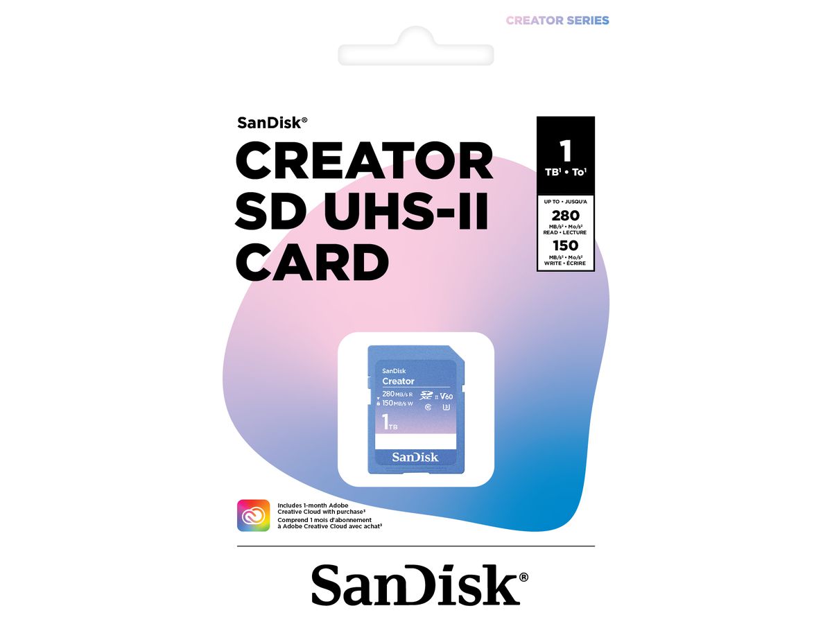 SanDisk Creator 280MB/s SDXC 1TB
