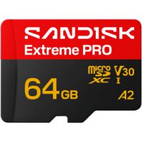 SANDISK Extreme PRO microSDXC 64GB