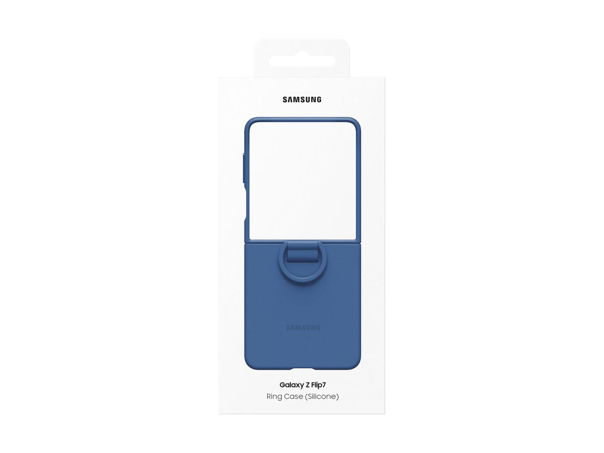 Samsung Flip 7 Ring Case Blue