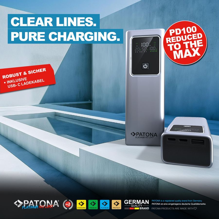 Patona Powerbank PD100W 20000mAh