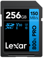 Lexar 800x UHS-I SDXC 256GB Blue