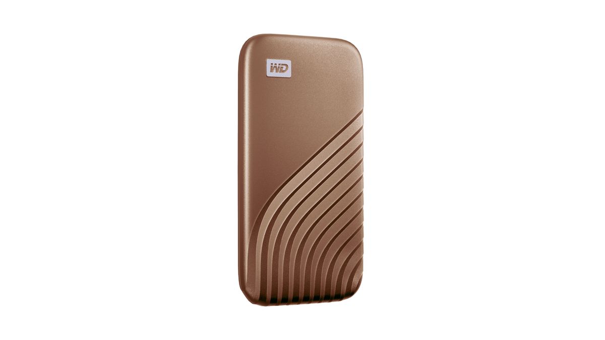 WD My Passport SSD 2TB gold