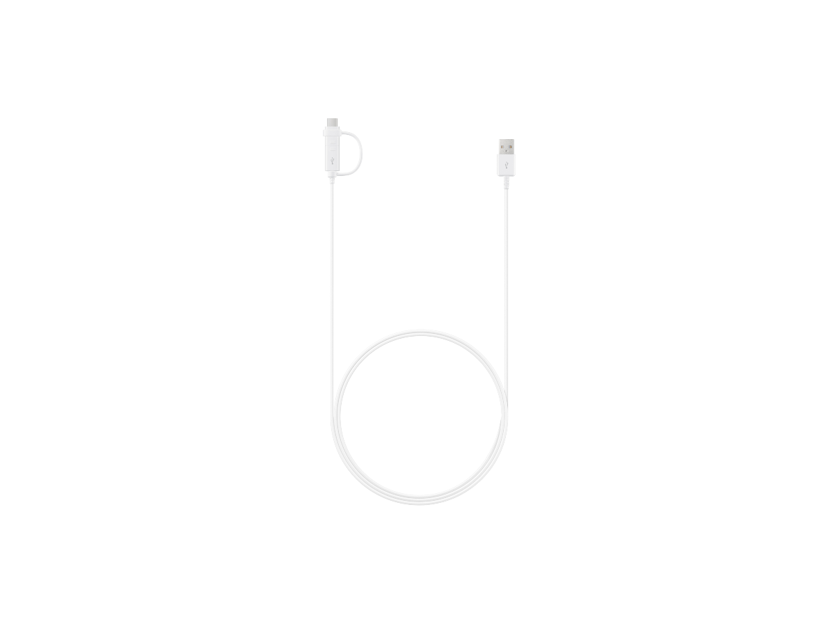 Samsung Combo Cable USB-C/microUSB white