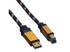 Roline Gold USB 3.2 Typ A-B (3.0m)