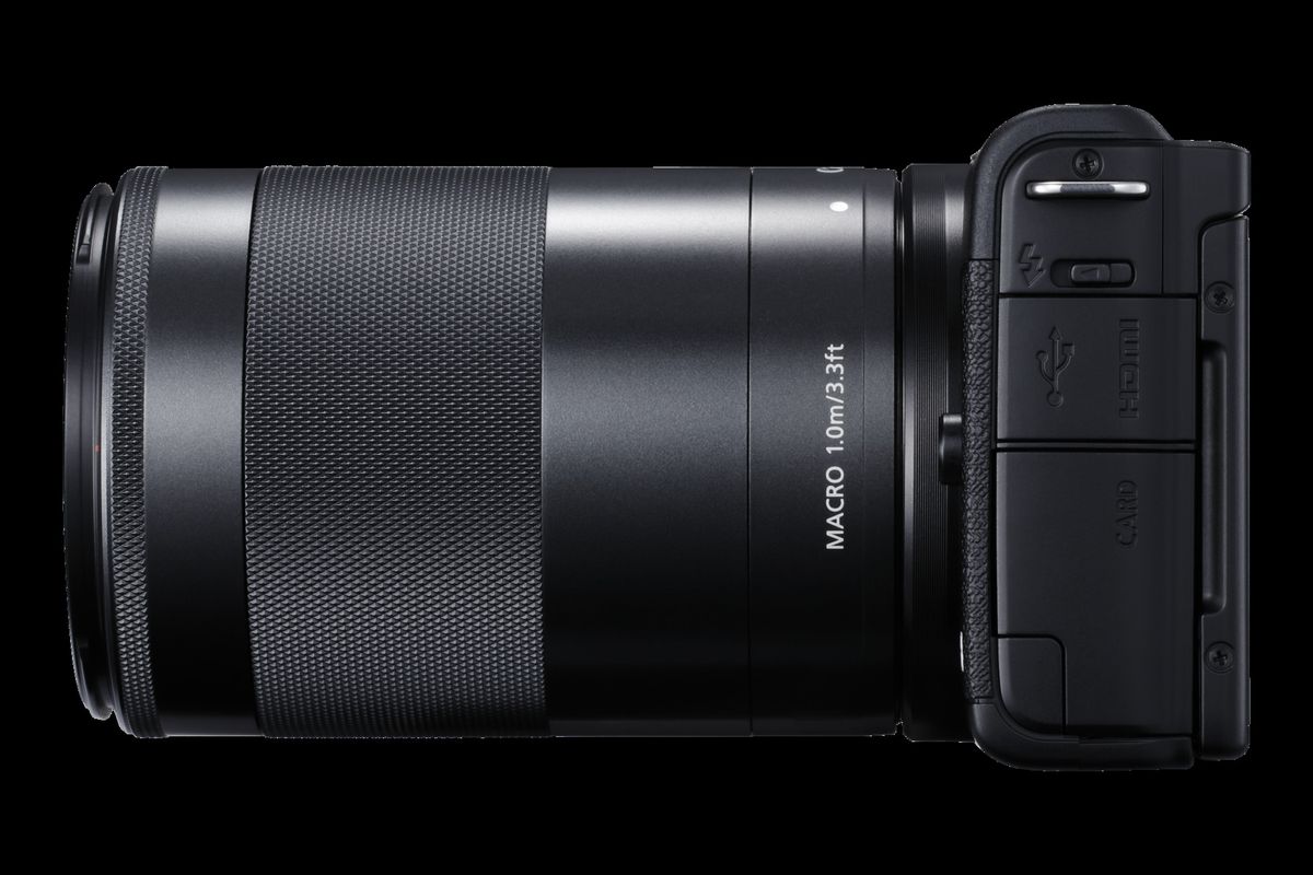 Canon EOS M200 + 15-45 + 55-200 Schwarz