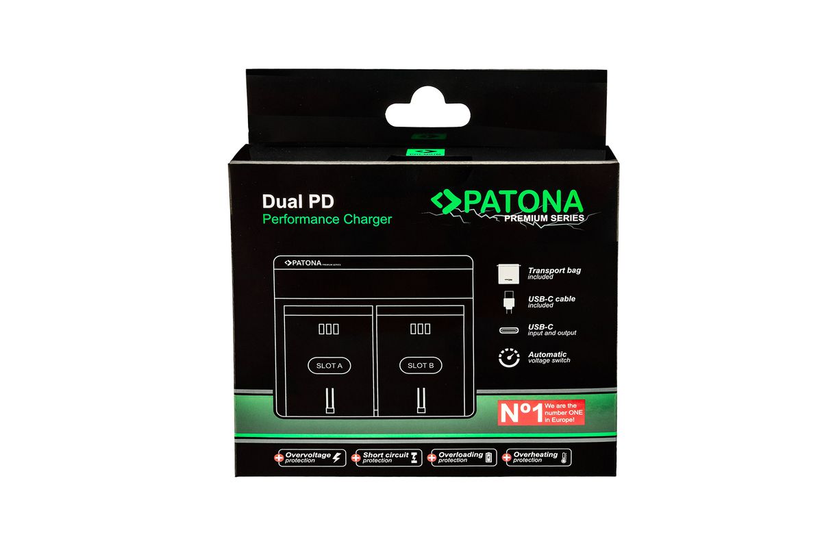 Patona Dual PD Sony NP-FW50 USB-C