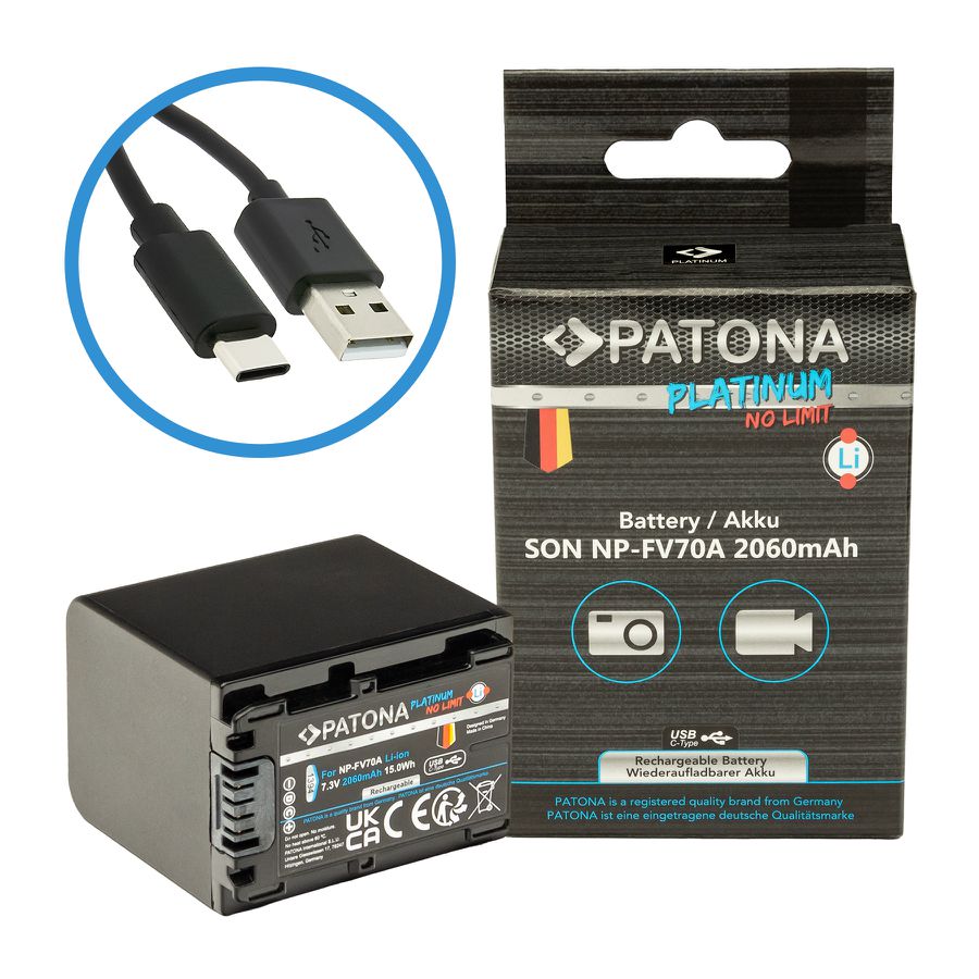 Patona Platinum USB-C Sony NP-FV70