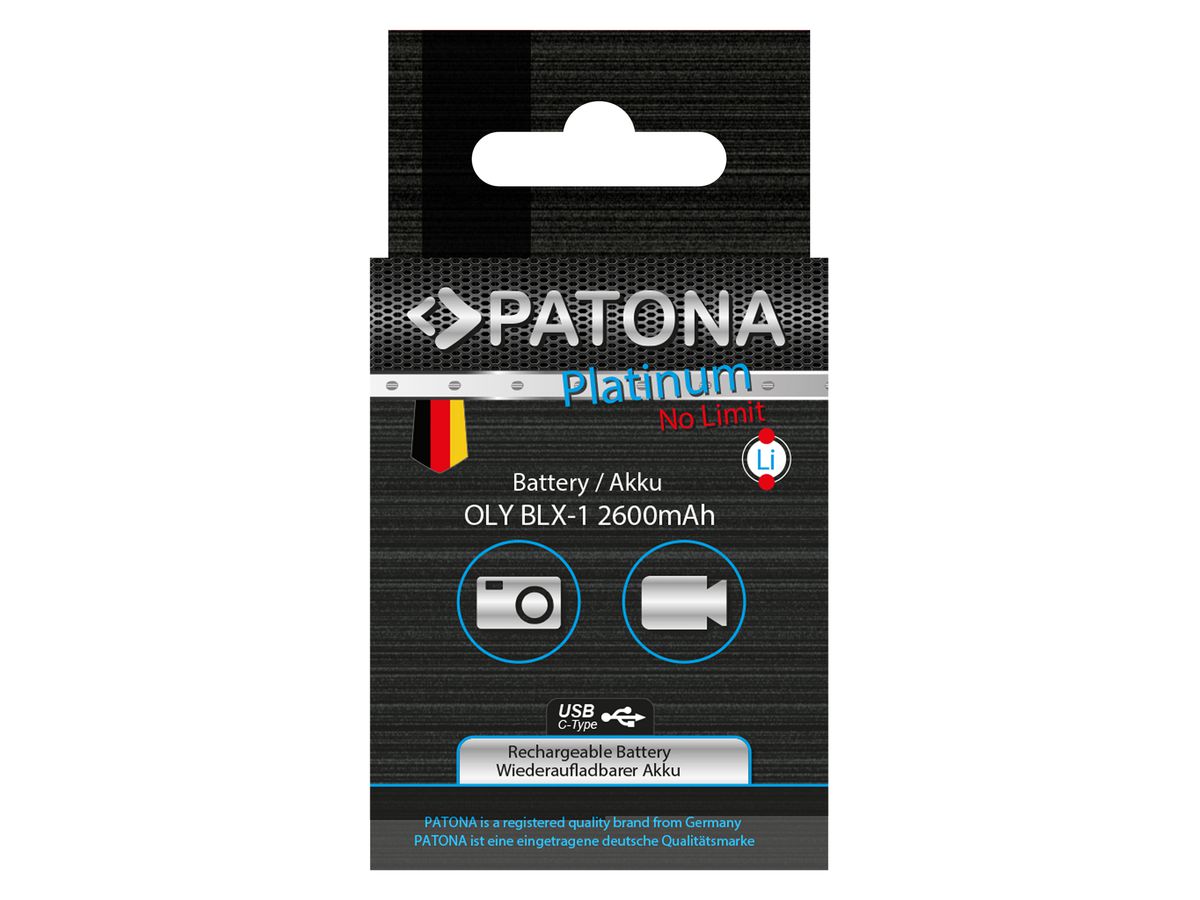 Patona Platinum Akku BLX-1 USB-C