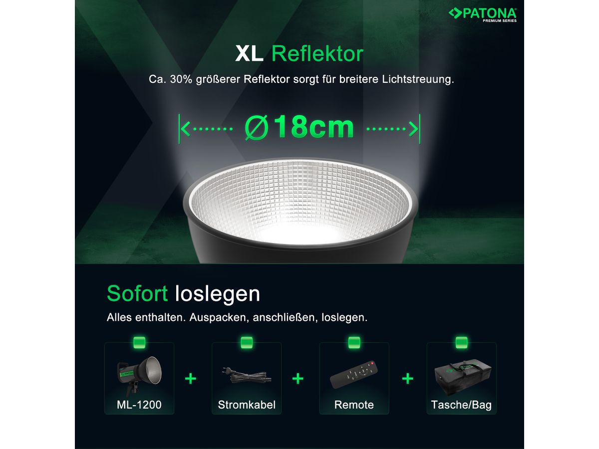 Patona Premium LED 120W COB ML-1200