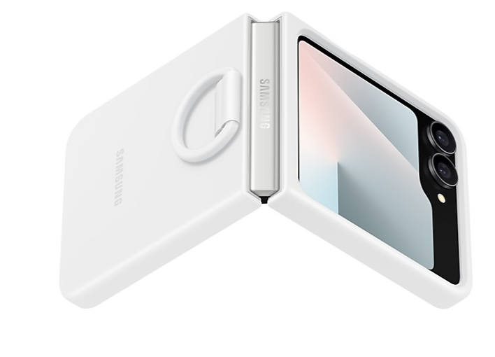 Samsung Flip 7 FE Silicone Case White