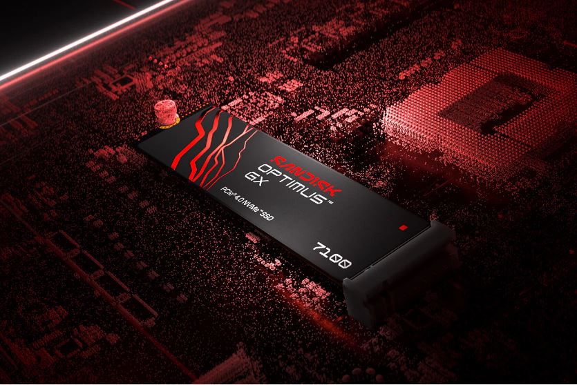 SANDISK Optimus GX 7100 NVME SSD 500GB