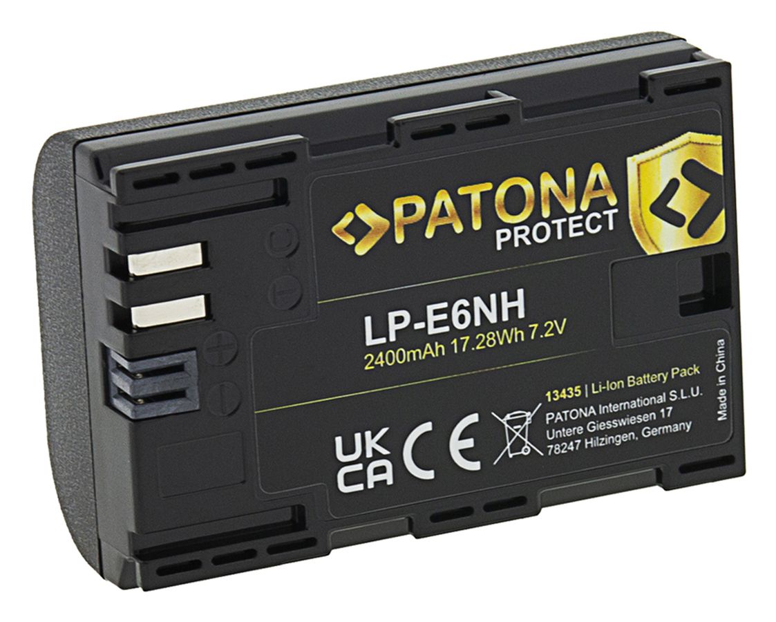 Patona LP-E6NH Set Chargeur + 2 Batterie