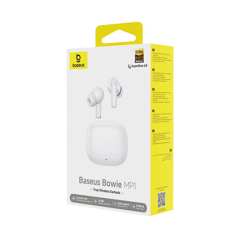 Baseus Bowie MP1 TWS Earbuds White