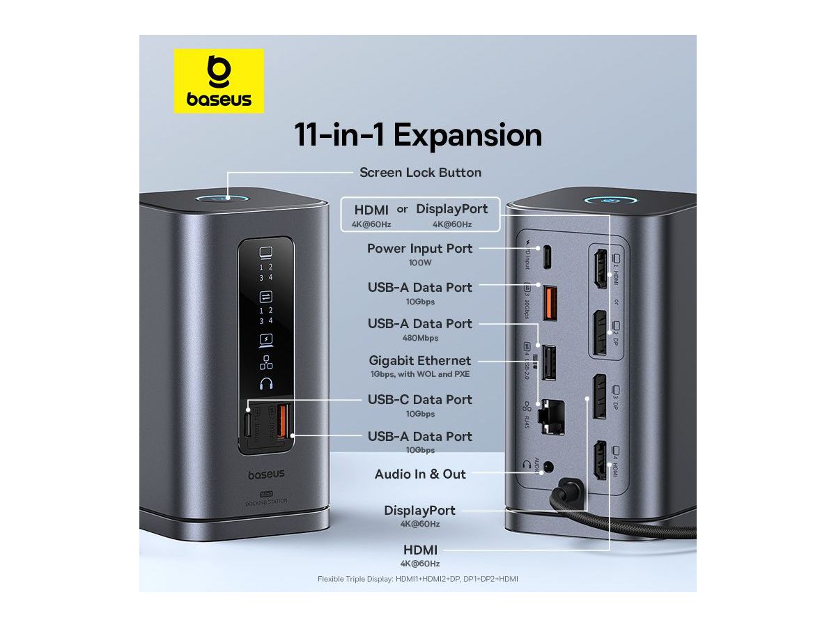 Baseus Spacemate 11-in-1 Docking Station