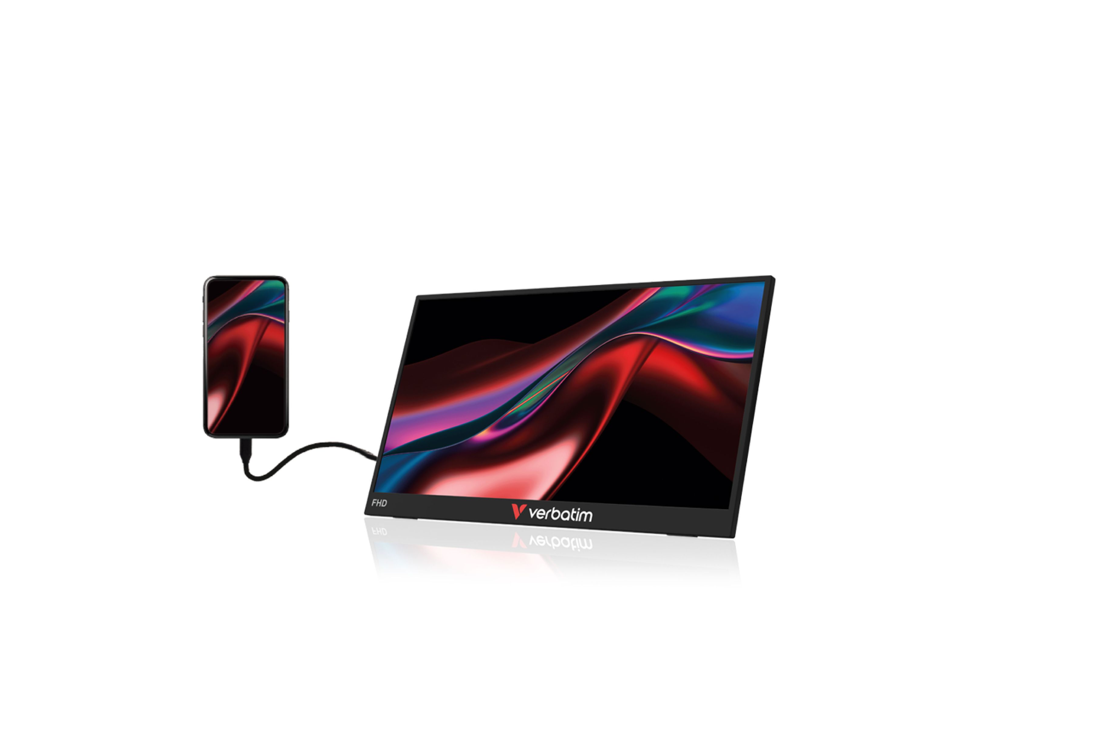 Verbatim Touchscreen Monitor 15.6" Light