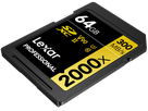 Lexar 2000x UHS-II SDXC 64GB Gold