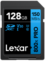 Lexar 800x UHS-I SDXC 128GB Blue