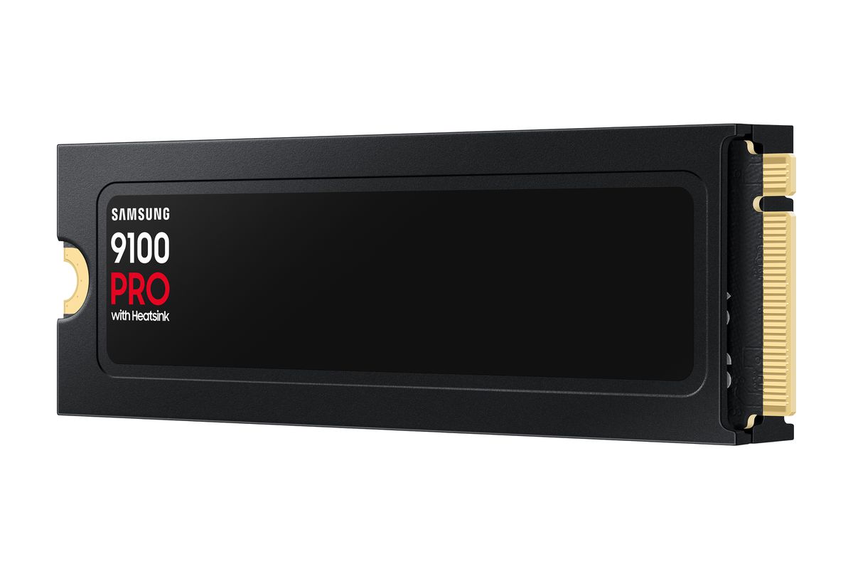 Samsung SSD 9100 PRO NVMe 8TB Heatsink