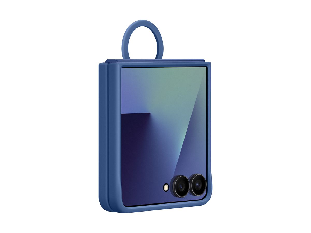 Samsung Flip 7 Ring Case Blue