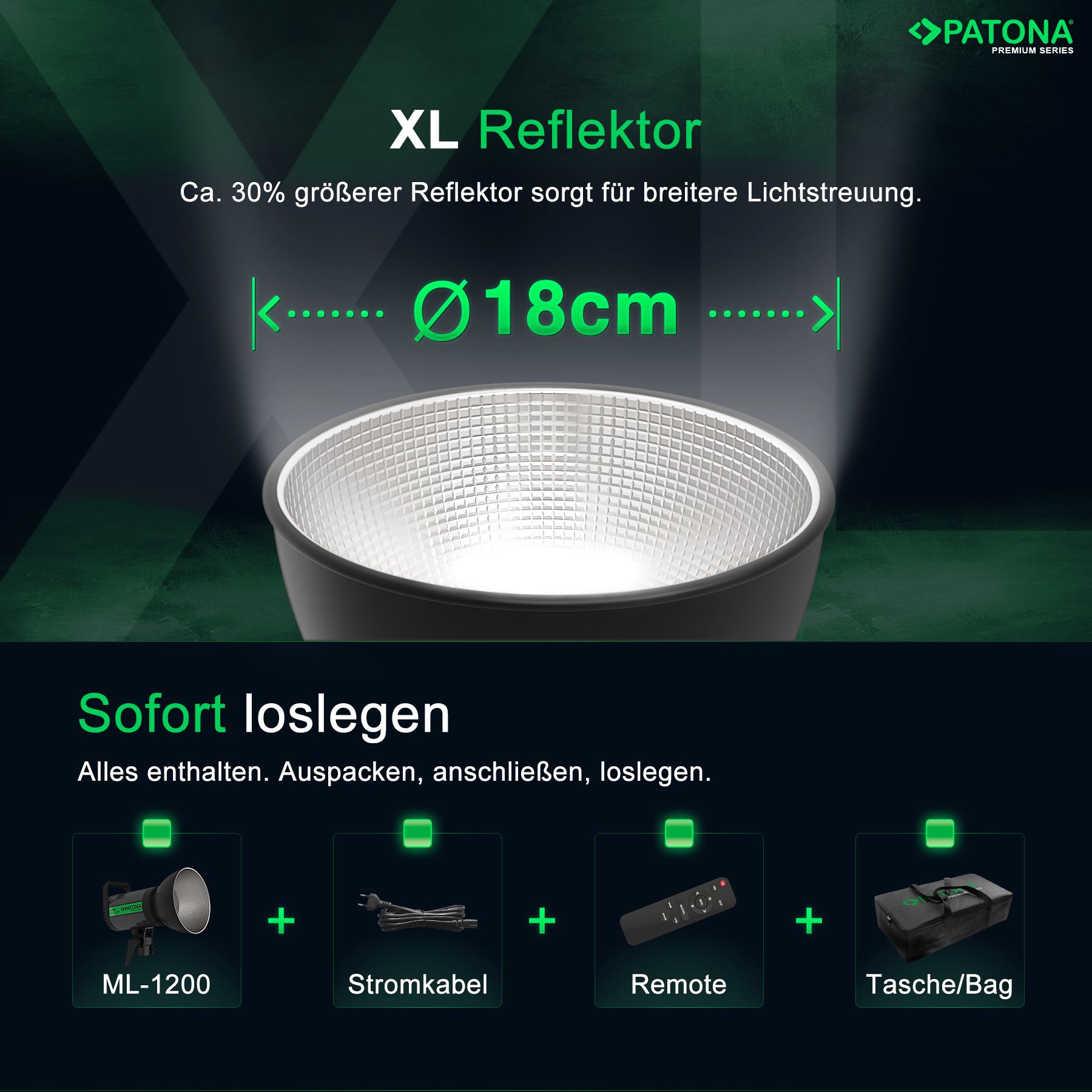 Patona Premium LED 120W COB ML-1200