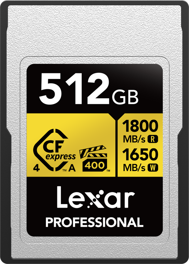Lexar 1800MB/s CFexpress 4.0A 512GB Gold