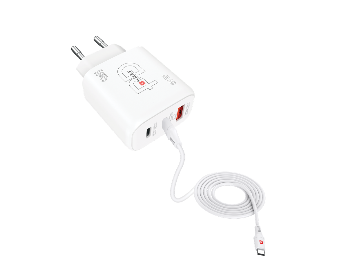 Skross Power Charger EU 65W GaN Combo+