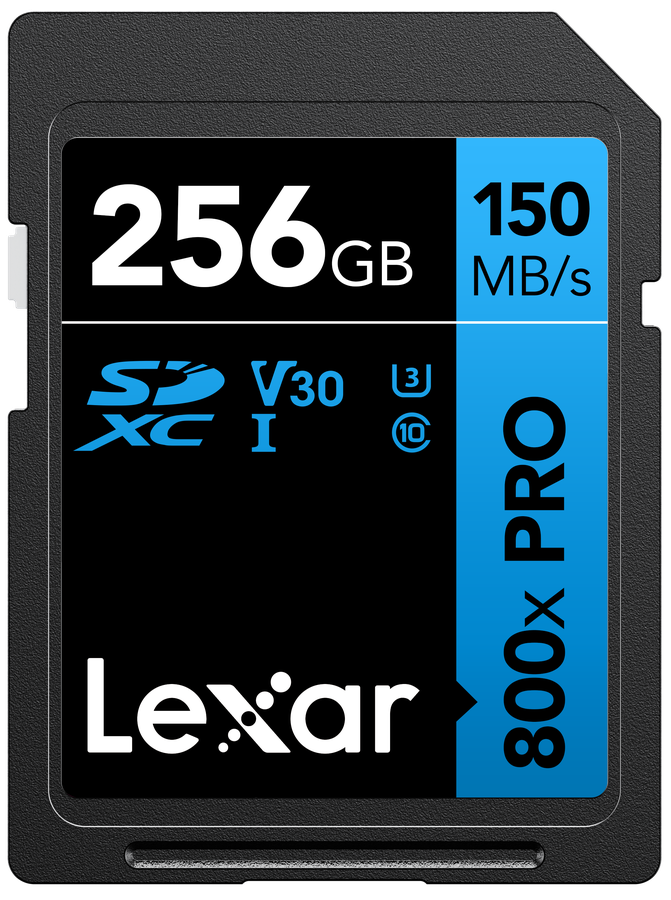 Lexar 800x UHS-I SDXC 256GB Blue