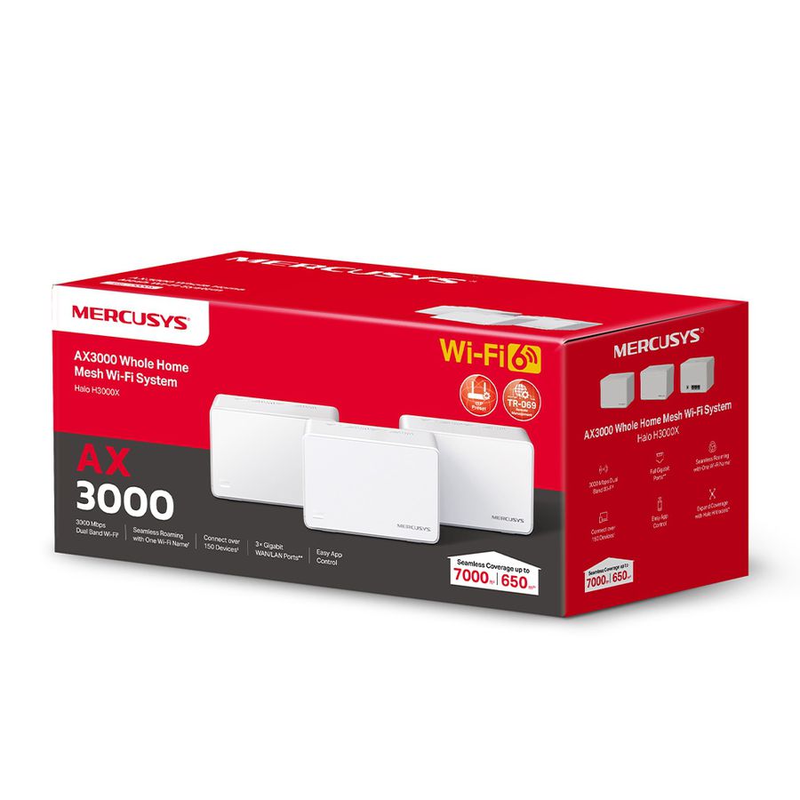 Mercusys AX3000 Mesh Wi-Fi 6 System