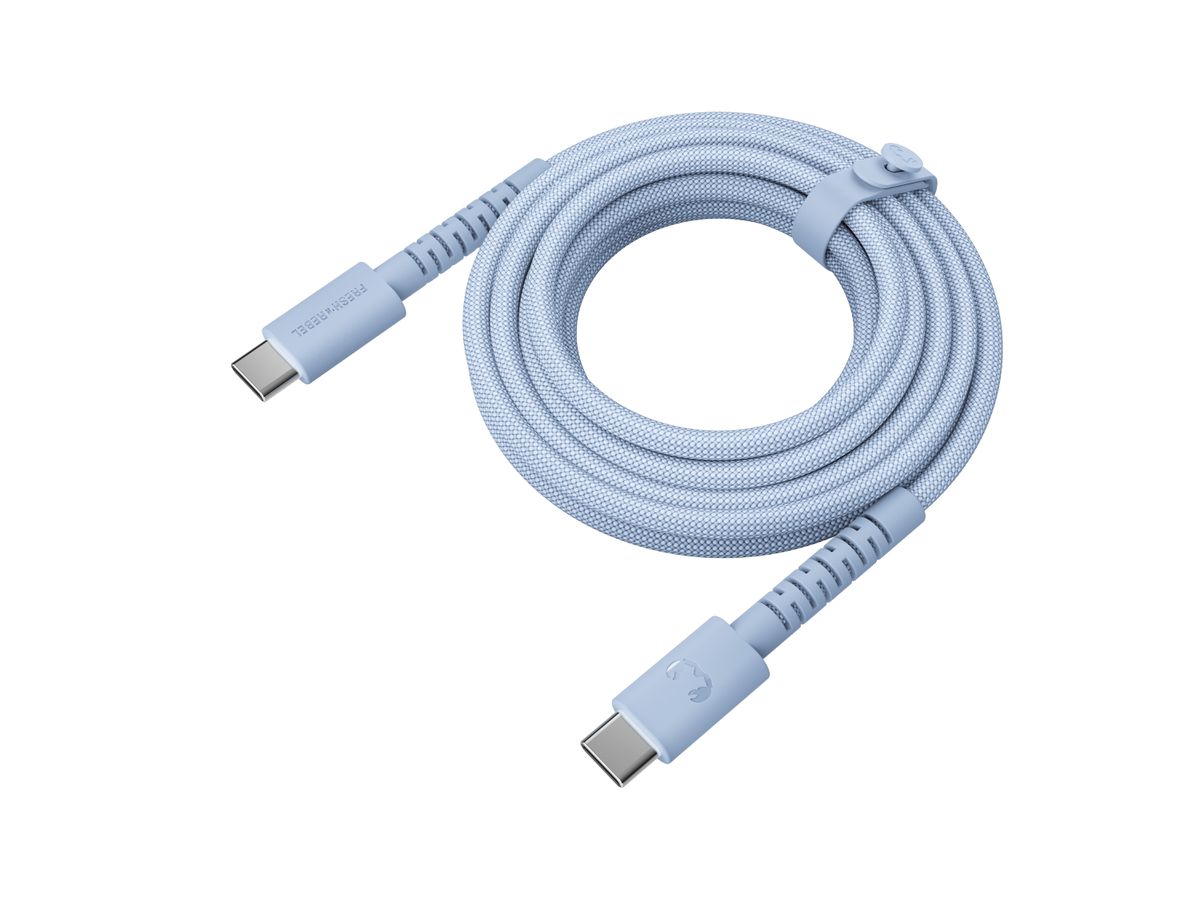 Fresh 'n Rebel USB-C to USB-C Vivid Blue